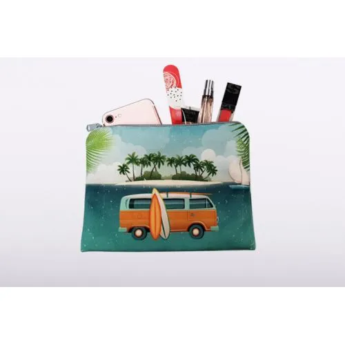 Trousse en velours personnalisable - Fabrication française