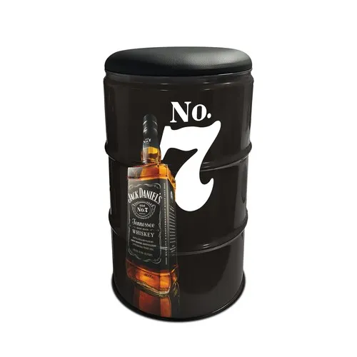 Tabouret Baril Personnalisable Full Colour avec Rangement