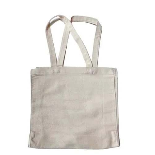 Sac coton personnalisable à poignées longues - Sérigraphie