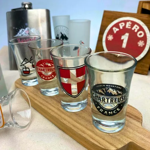 Shooter en verre personnalisable - À partir de 72 unités