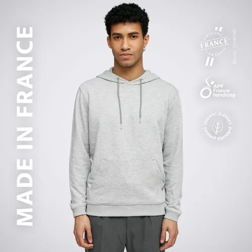 Hoodie French Terry Homme Personnalisable - Coton Bio Premium