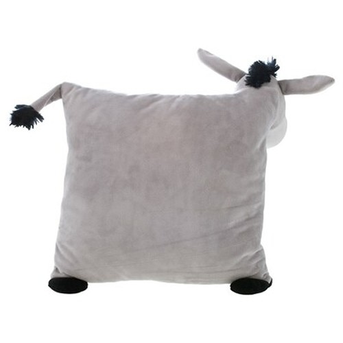 Oreiller Peluche Âne Personnalisable 30 cm - Cadeau Publicitaire