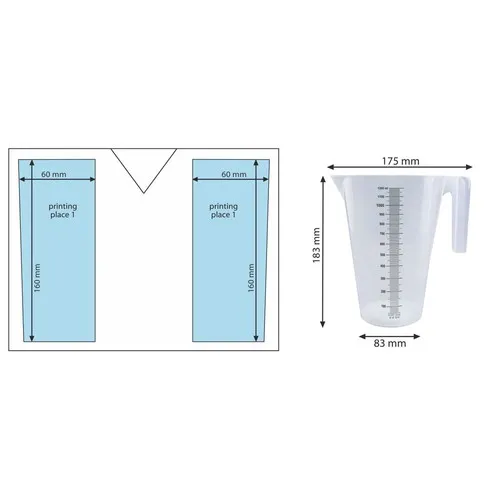 Gobelet doseur Smart 1000 ml