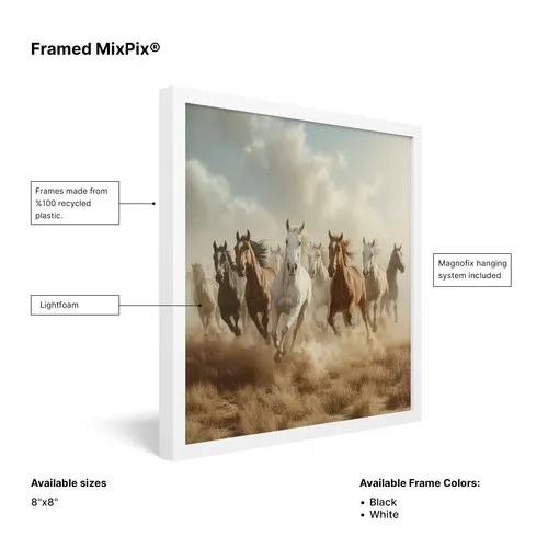 Cadre Photo Mousse avec Fixation Magnétique - Personnalisable