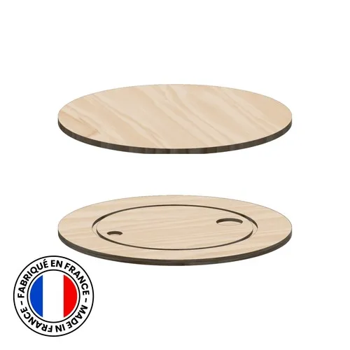 Plateau Encastrable Bois Grand Format Personnalisable
