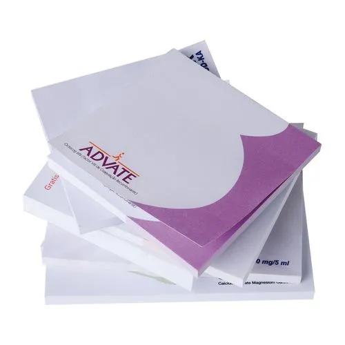 Bloc-notes adhésif A7 personnalisable - 50 feuilles repositionnables