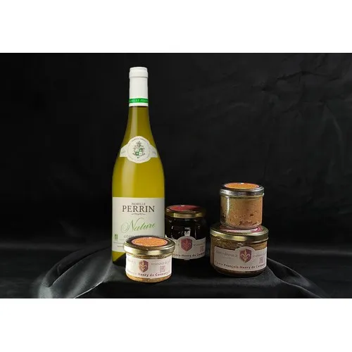 Coffret Prestige Truffes & Vin Doux Naturel - Personnalisable