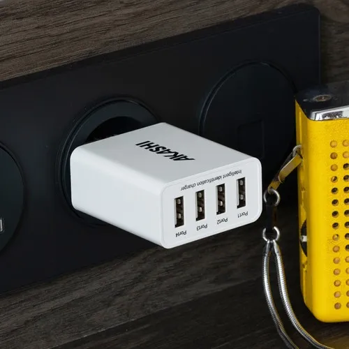 TURBO CHARGEUR SECTEUR 4 USB 5A - BLANC