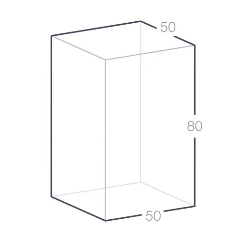 Presse-papiers en verre optique personnalisable - Coffret cadeau