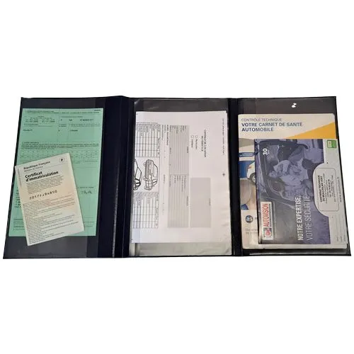 Pochette Location Véhicules 3 Volets Personnalisable