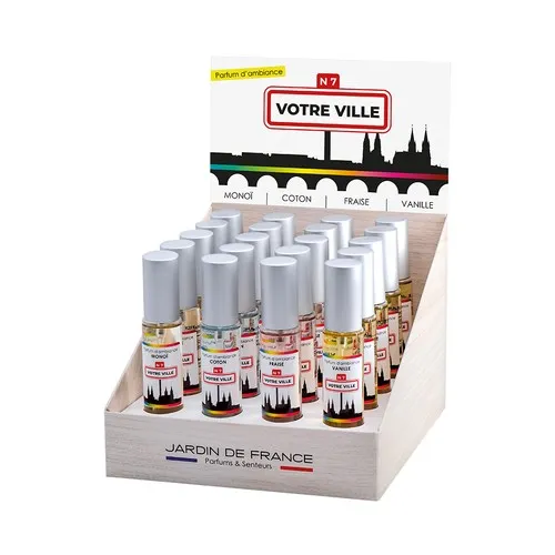 PLV Comptoir 20 Sprays Parfums d'Ambiance 30ml Personnalisables