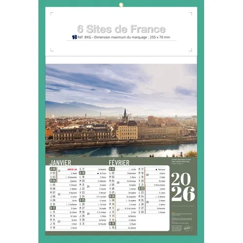 6 SITES DE FRANCE