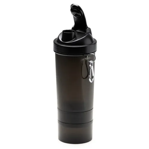 Shaker Sport 600ml Personnalisable avec Compartiment Suppléments