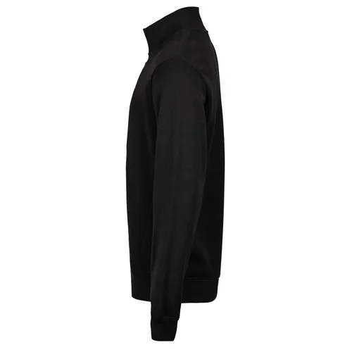 Ribbed Interlock Half Zip