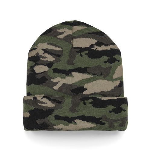 Bonnet à Revers Camouflage Personnalisable - 100% Acrylique