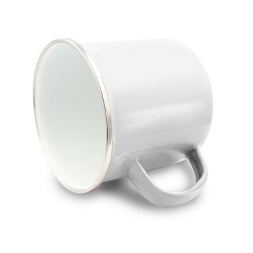Mug Émaillé Personnalisable 360 ml - Style Vintage Authentique
