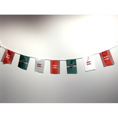 Guirlande de drapeaux personnalisée - Impression sérigraphie