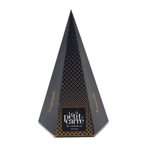 Pyramide Chocolat Personnalisée 15 Carrés - Cadeau d'Entreprise