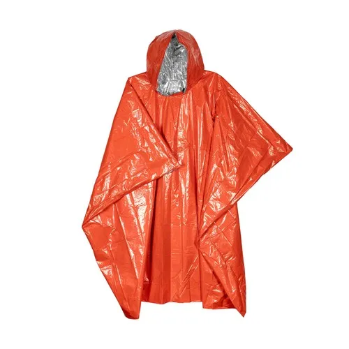 Poncho Outdoor Personnalisable Orange - Protection et Visibilité