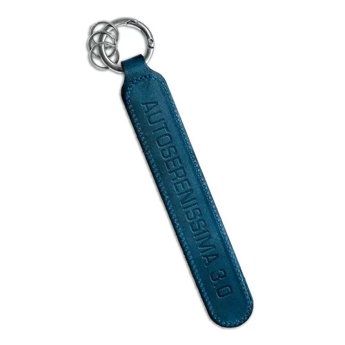 Porte-clés Bicolore PVC et Métal Personnalisable par Laser