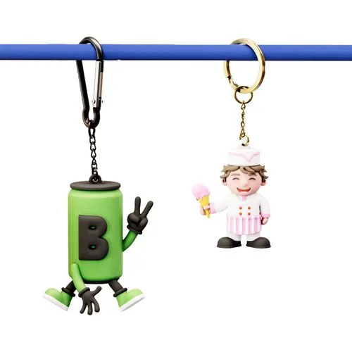 Porte-clés PVC personnalisé avec option puce NFC intégrée