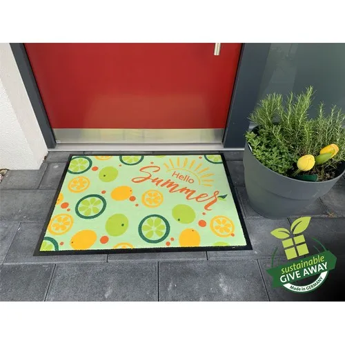 Tapis d'accueil personnalisable grand format - Fabrication allemande