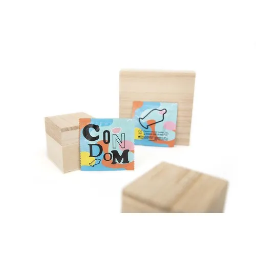 Pochette duo préservatifs personnalisés - Communication santé imprimée