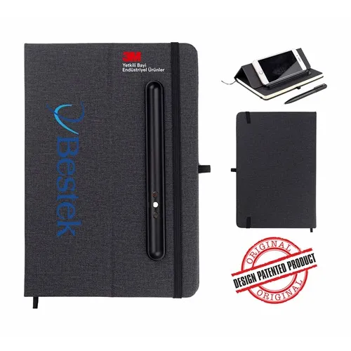 Carnet fonctionnel en cuir thermique 15 x 21