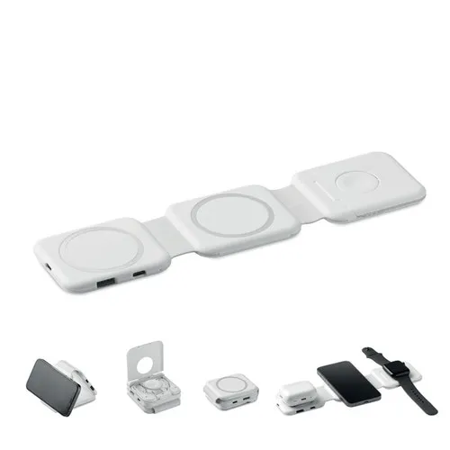 Station de Charge Pliable 3-en-1 Magnétique Personnalisable