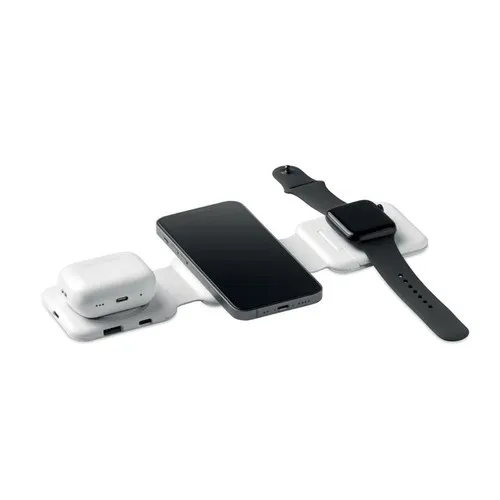 Station de Charge Pliable 3-en-1 Magnétique Personnalisable