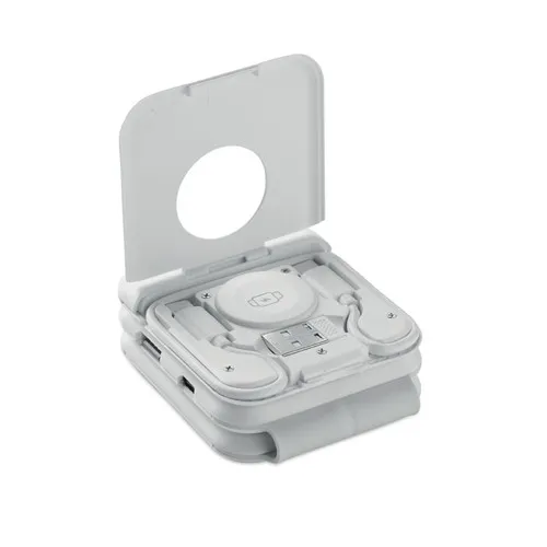 Station de Charge Pliable 3-en-1 Magnétique Personnalisable