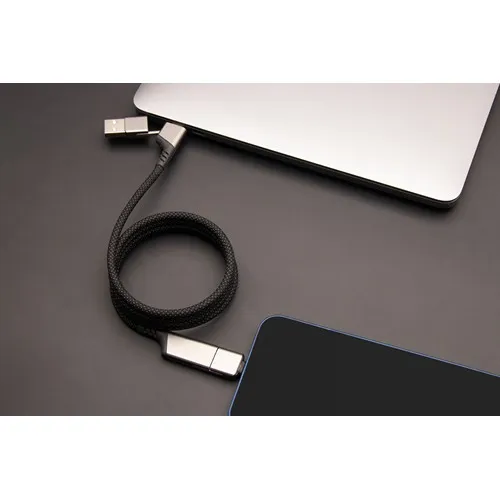 Câble Magnétique 4-en-1 Ultra Rapide 100W Personnalisable