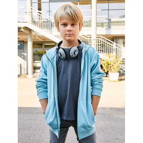 Sweat-shirt zippé à capuche enfant