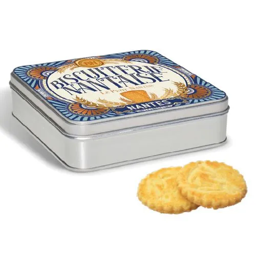 BOÎTE CARREE avec galettes pur beurre 150 g