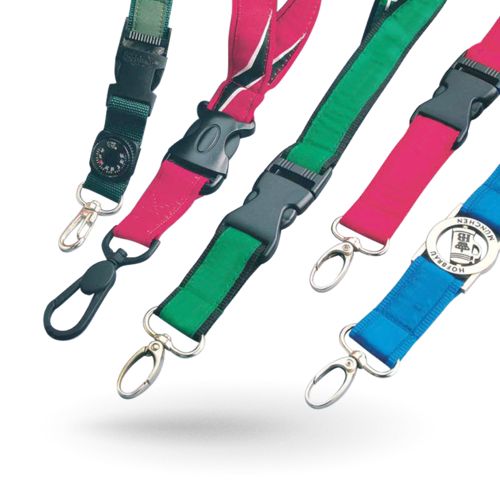 Lanière Tour de Cou Nylon Personnalisée - Sérigraphie 1 Couleur