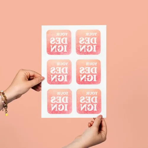 Tatouage Éphémère Personnalisé Couleur A4 - Format 297x210mm