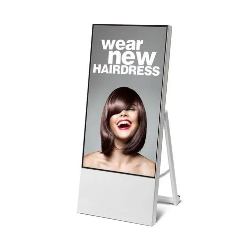 Chevalet Digital 43" Samsung - Affichage Dynamique sur Roulettes