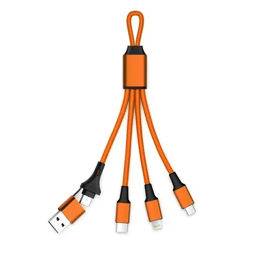 Câble de charge 5 en 1 Mini CM--5088 Rouge