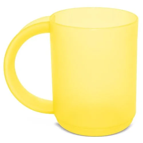TASSE EN PLASTIQUE JAUNE