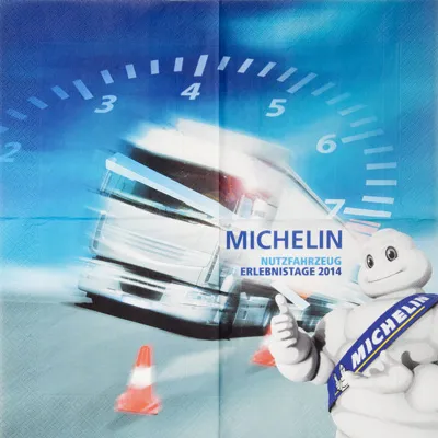 Serviettes 3 plis personnalisées en sérigraphie - Pack de 20