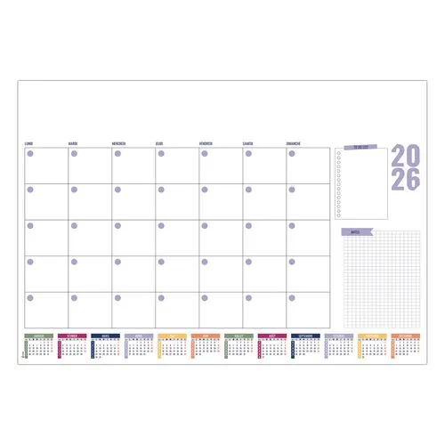 SM BUREAU 2026 - SM 600 x 420 mm - 40 FEUILLETS