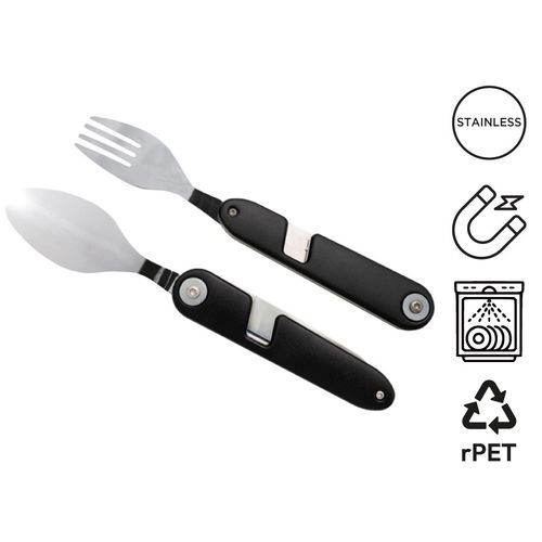 Couverts Nomades Aimantés 5-en-1 RPET - Personnalisables