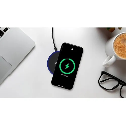 Chargeur Sans Fil 15W Ultra-Plat avec Logo Lumineux Personnalisable