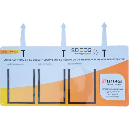 Panneau Signalétique Sur Mesure Intérieur/Extérieur Tout Format