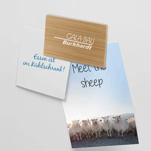 Magnet Bambou Personnalisable - Support de Communication Écologique