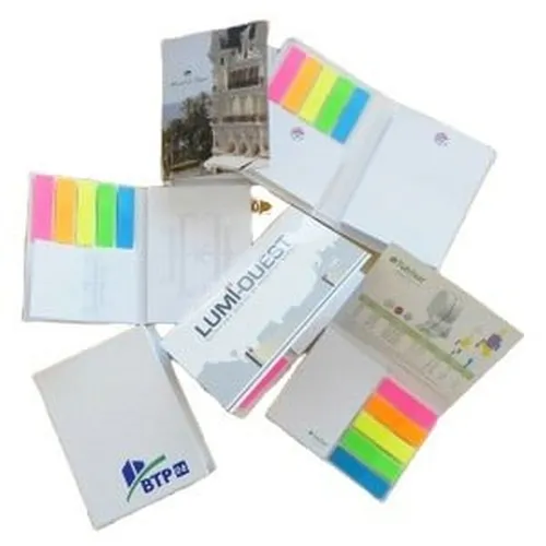 Sets de blocs de notes repositionnables avec couverture
