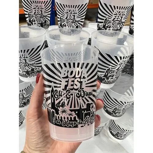 Gobelet Plastique Réutilisable 500ml Personnalisé - Événementiel B2B