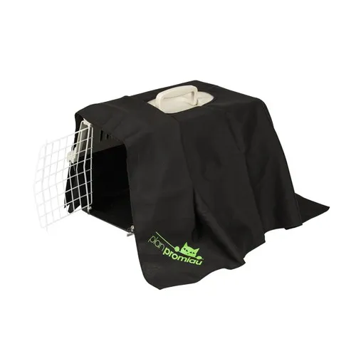 Couverture polaire personnalisable pour transporteur d'animaux