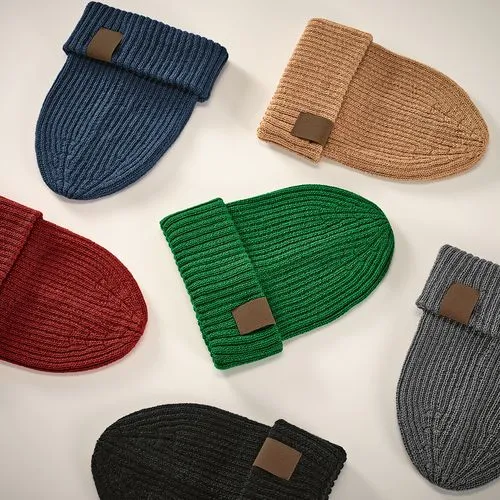 Bonnet Cobain en rPET et laine. Patch personnalisable