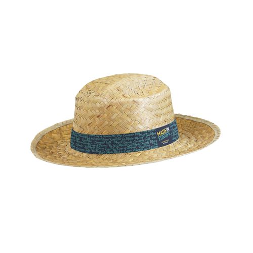 Chapeau en paille dorée personnalisable HAVANA - Design exclusif